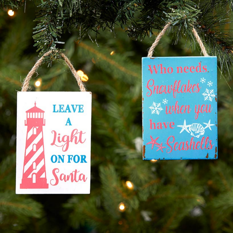 Beachy Hanger Ornaments