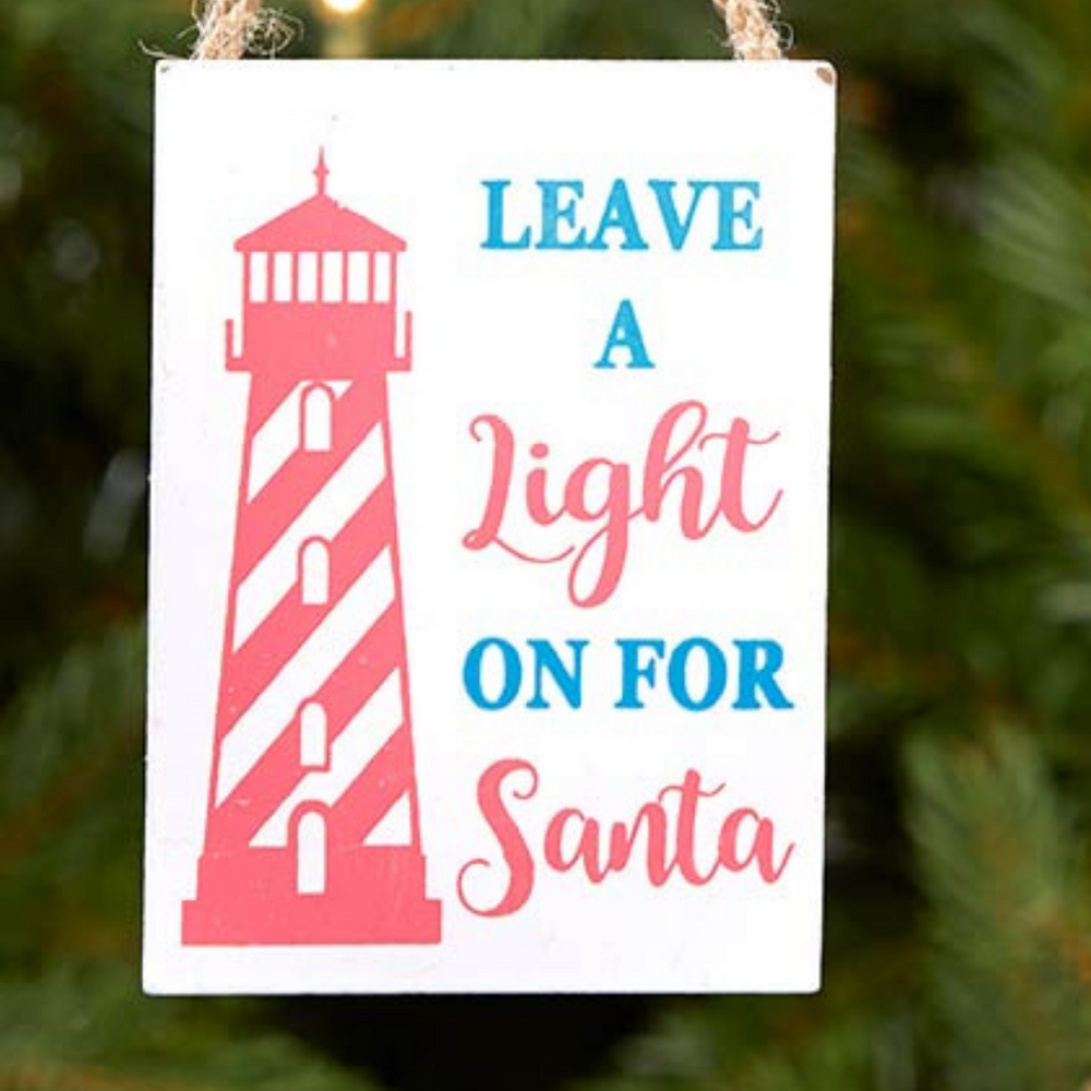 Santa Light House Hanger