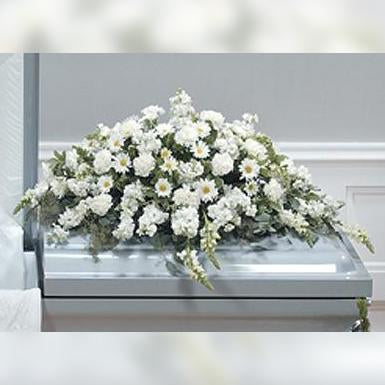 Flower Delivery Florist Funeral Sympathy Naples Eternal Adoration Casket Spray