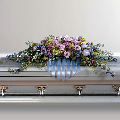 Flower Delivery Florist Funeral Sympathy Naples Monet S Garden Casket Spray